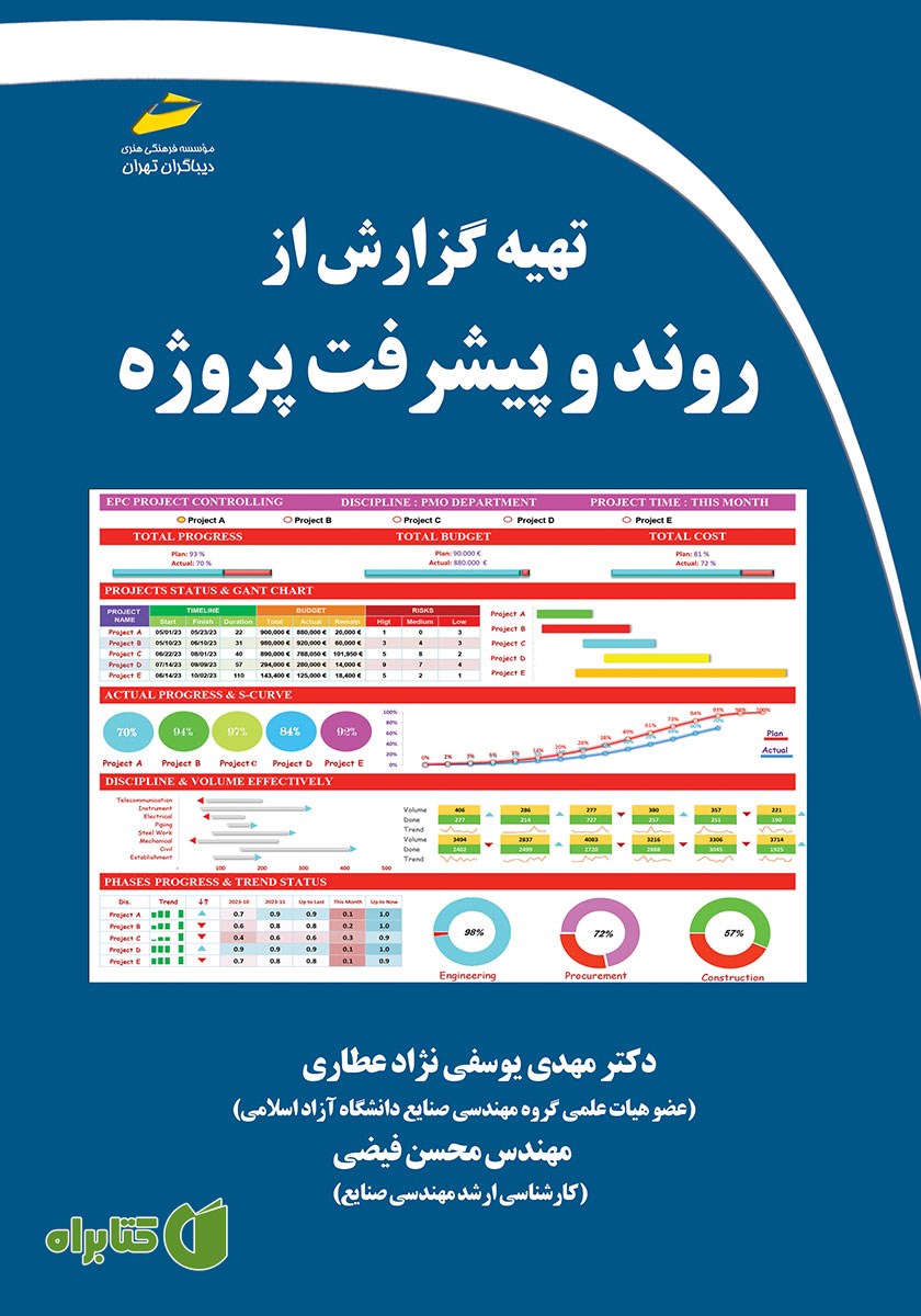 کتاب تهیه گزارش از روند و پیشرفت پروژه