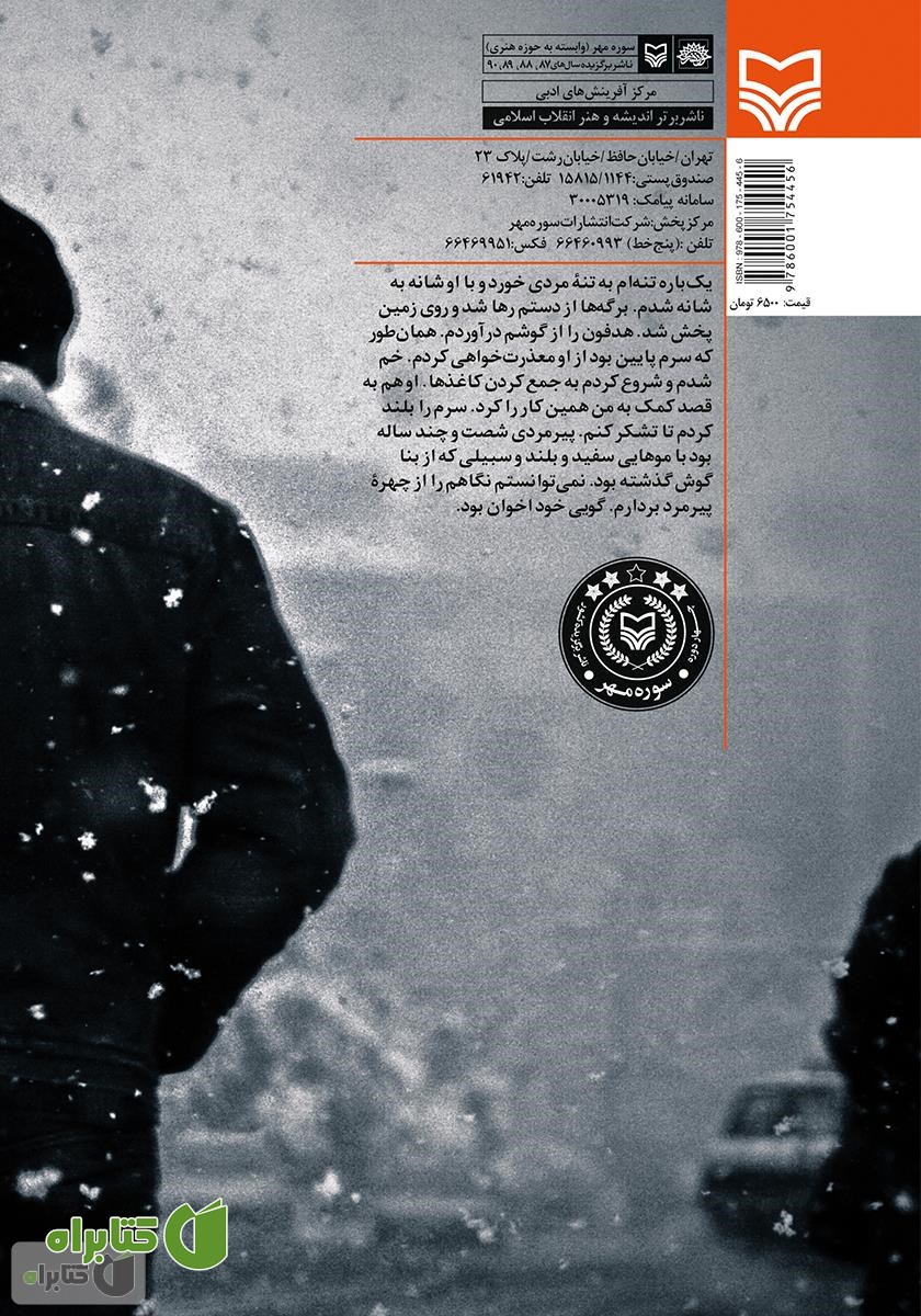 پشت جلد رمان از تهی سرشار