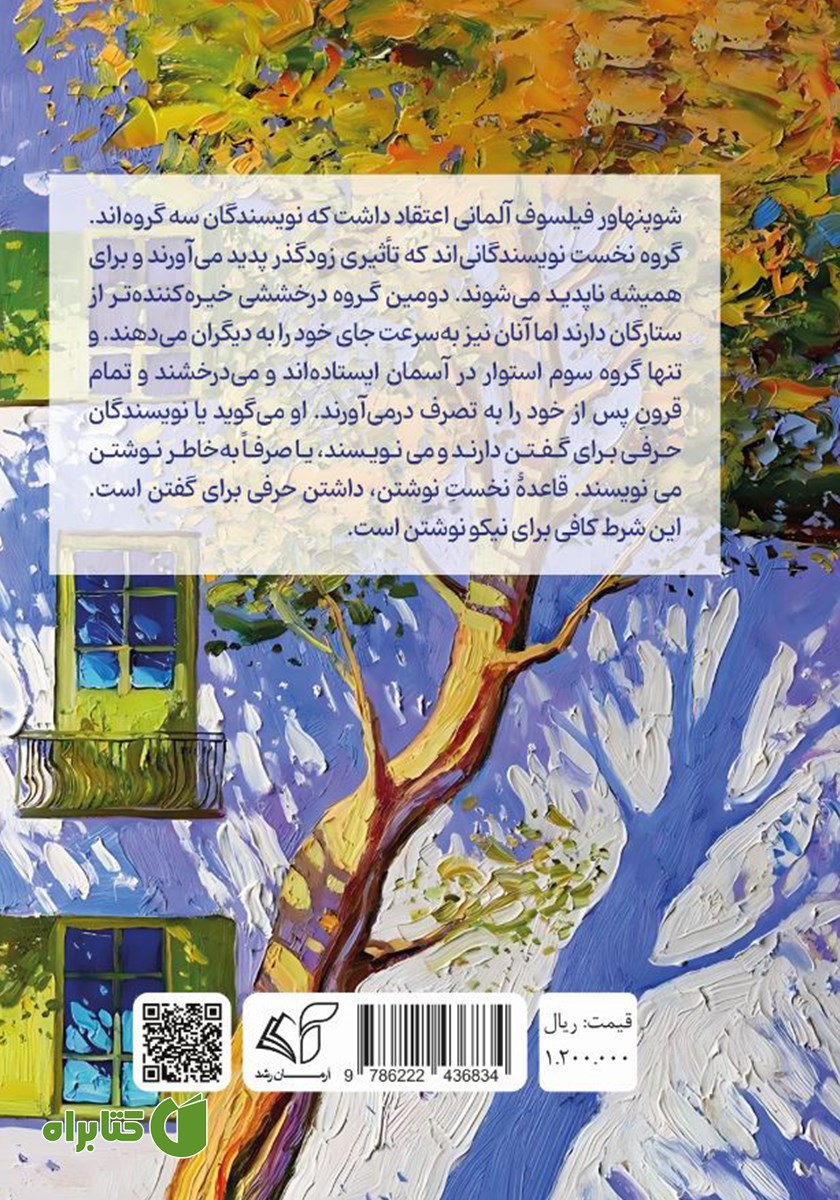 پشت جلد کتاب شاید از همین خیابان گذشتند