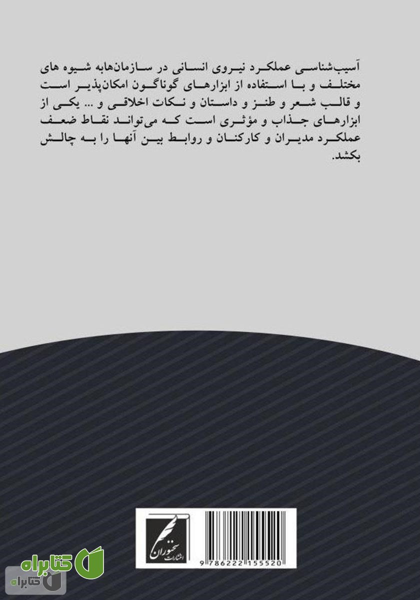 پشت جلد کتاب کشکول مدیریت
