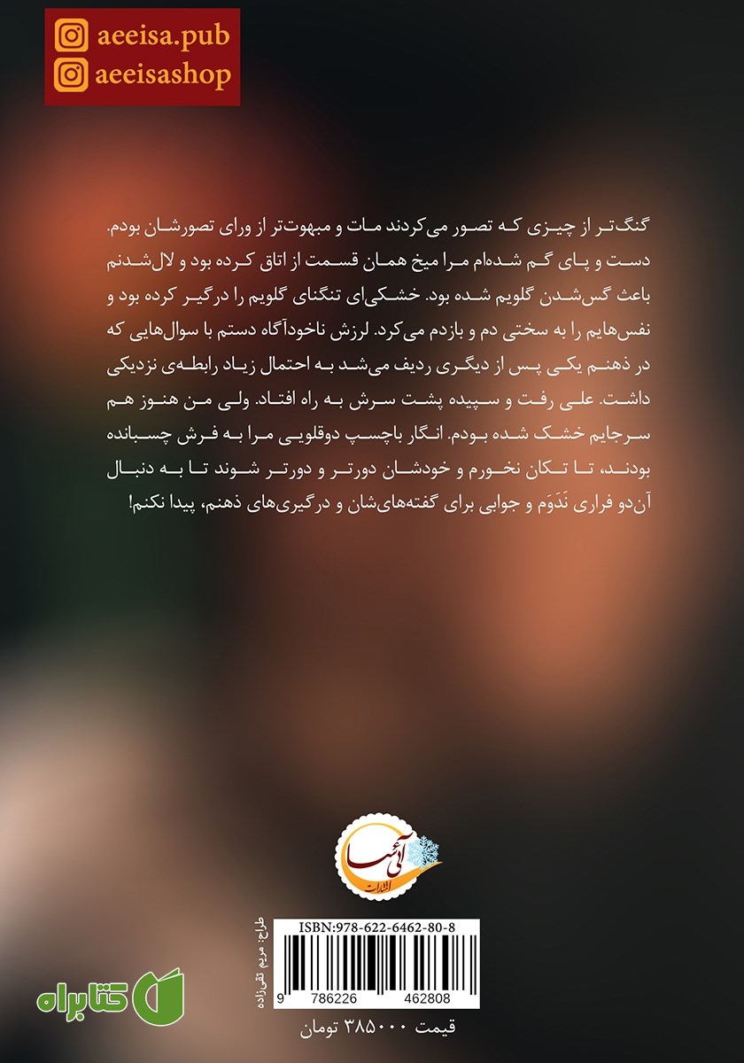 پشت جلد کتاب هیچ کس نخواهد فهمید