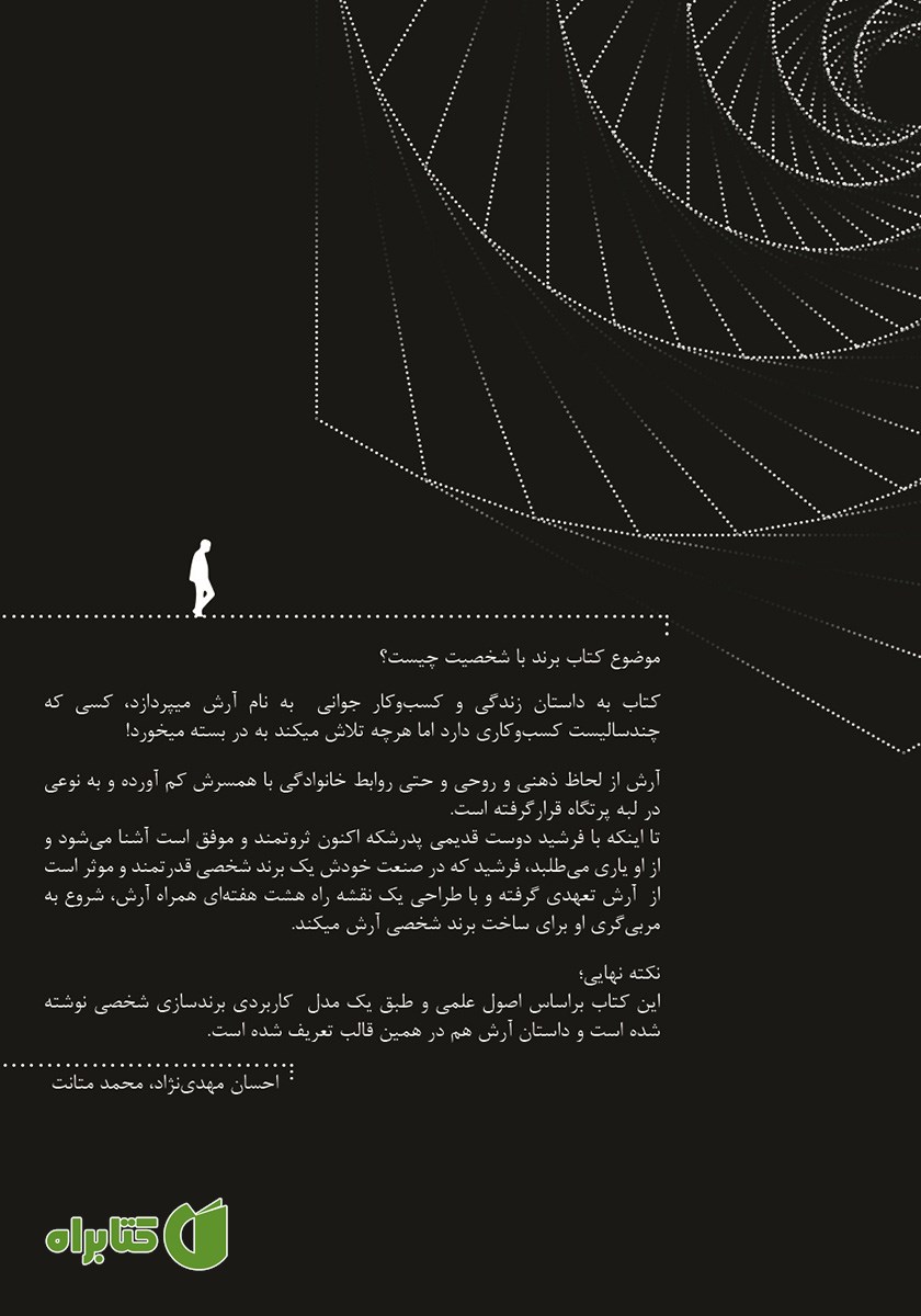 پشت جلد کتاب برند باشخصیت