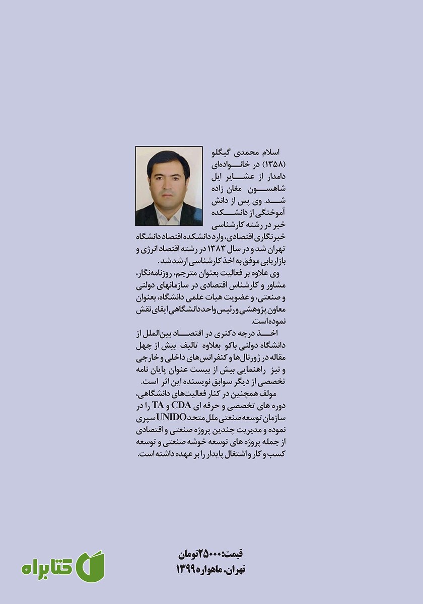 پشت جلد کتاب تکنولوژی اطلاعات و رشد اقتصادی کشورهای در حال توسعه