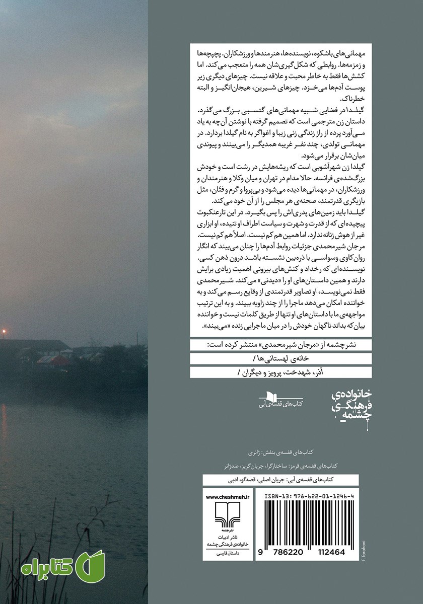 پشت جلد کتاب گیلدا