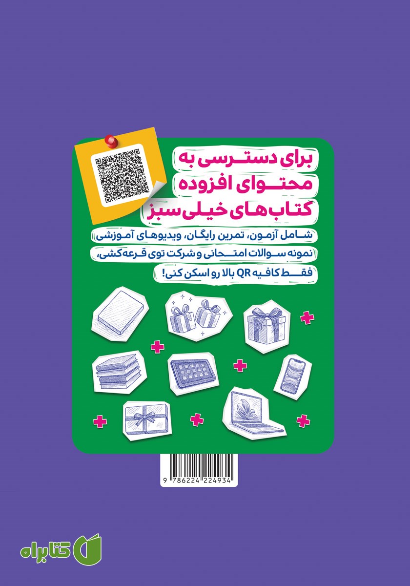 پشت جلد کتاب ماجراهای من و درسام: مطالعات اجتماعی - هشتم