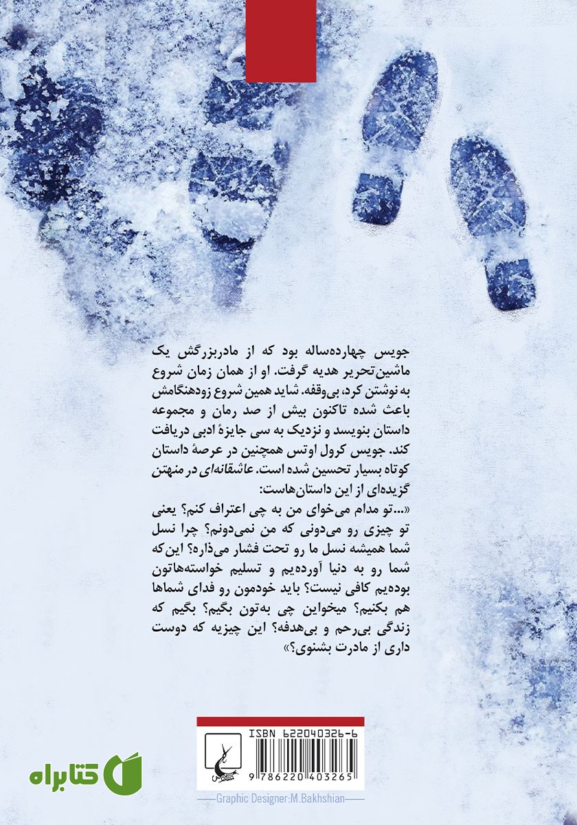 پشت جلد کتاب عاشقانه‌ای در منهتن