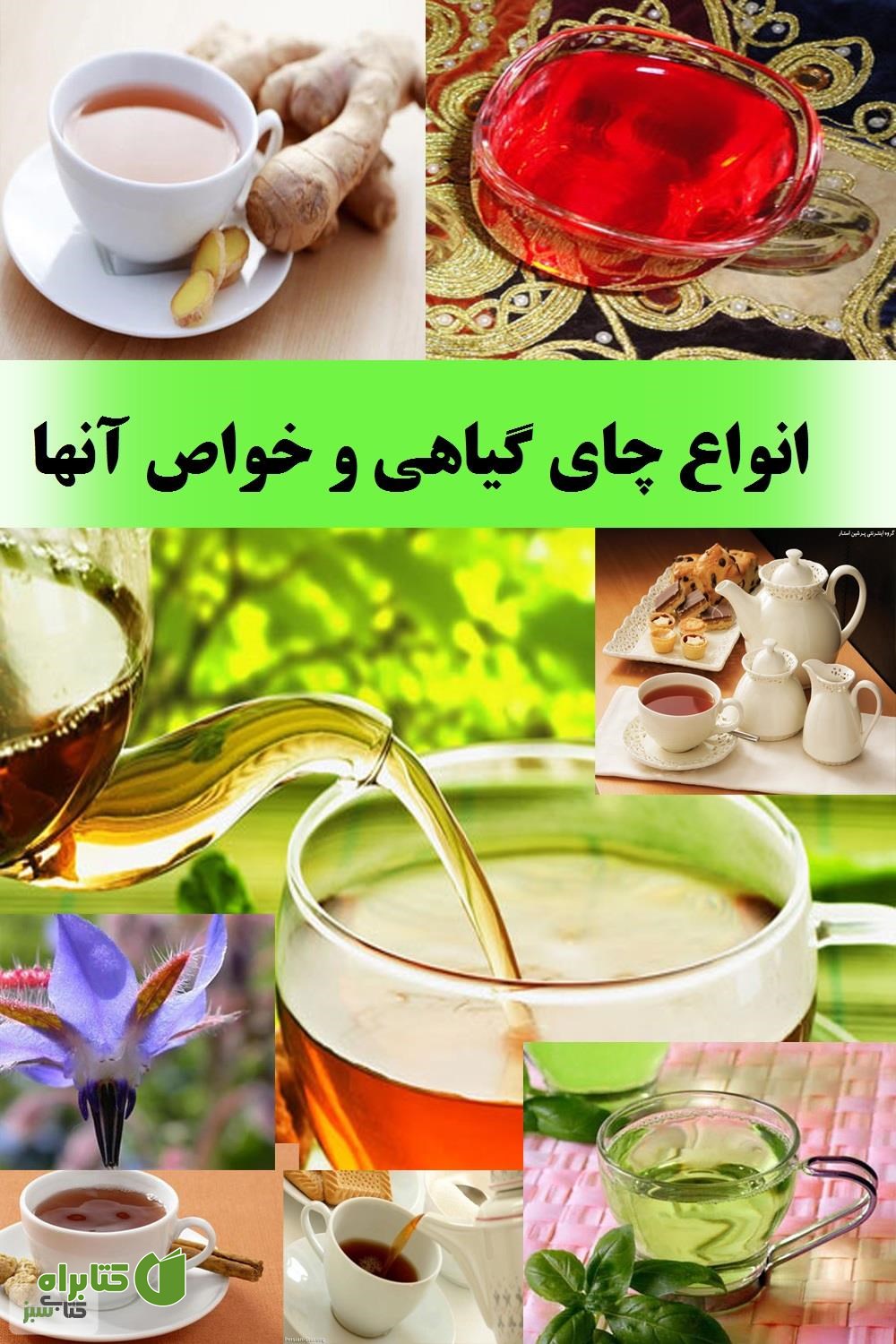 کتاب انواع چای گیاهی و خواص آنها
