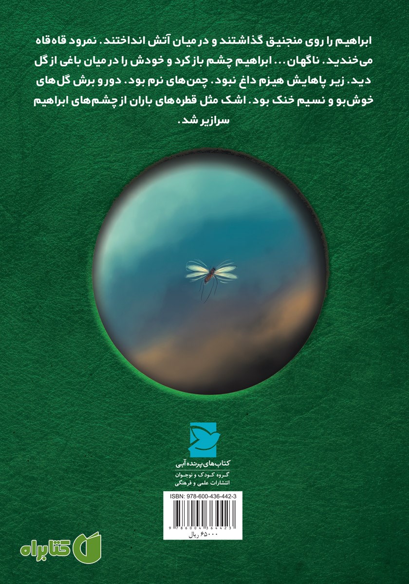 پشت جلد کتاب تعبیر یک رویا