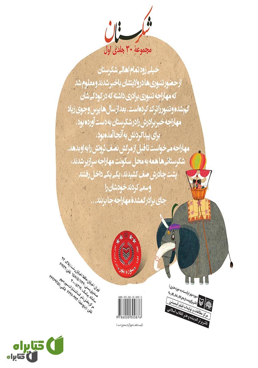پشت جلد کتاب برادر گمشده