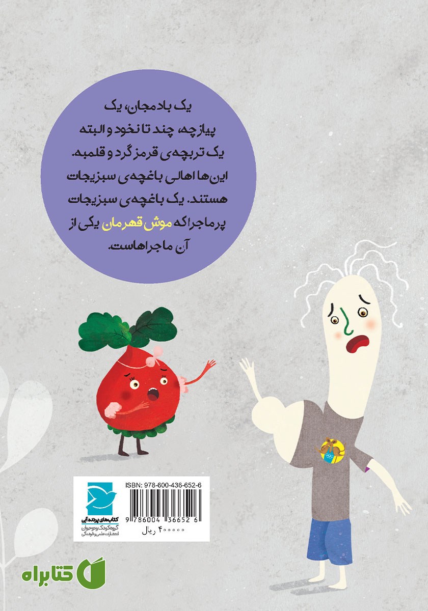 پشت جلد کتاب موش قهرمان