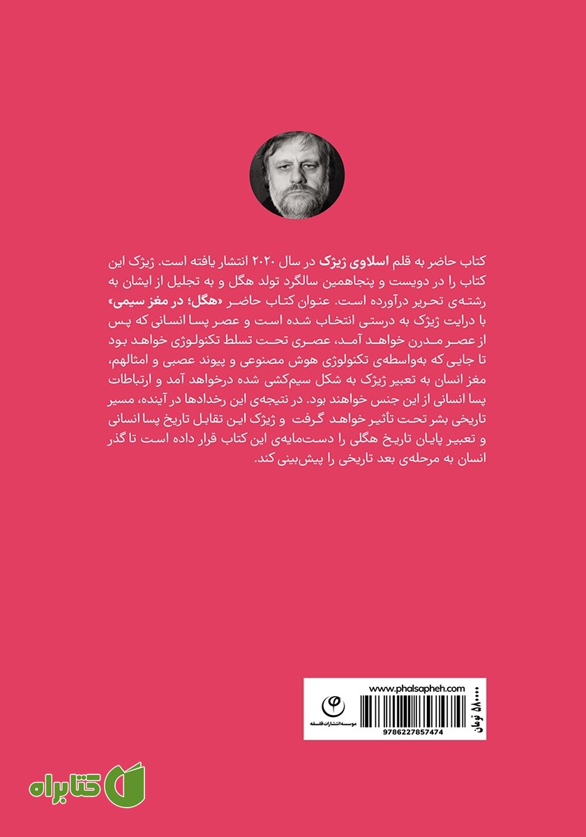پشت جلد کتاب هگل در مغز سیمی