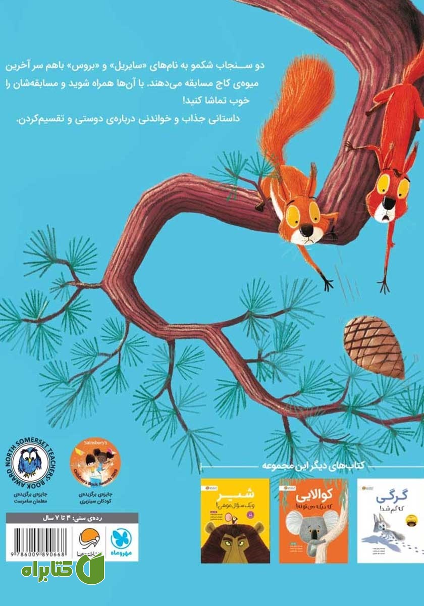 پشت جلد کتاب سنجاب‌ها وارد می‌شوند