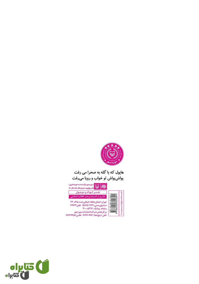 پشت جلد کتاب خواب عروسی