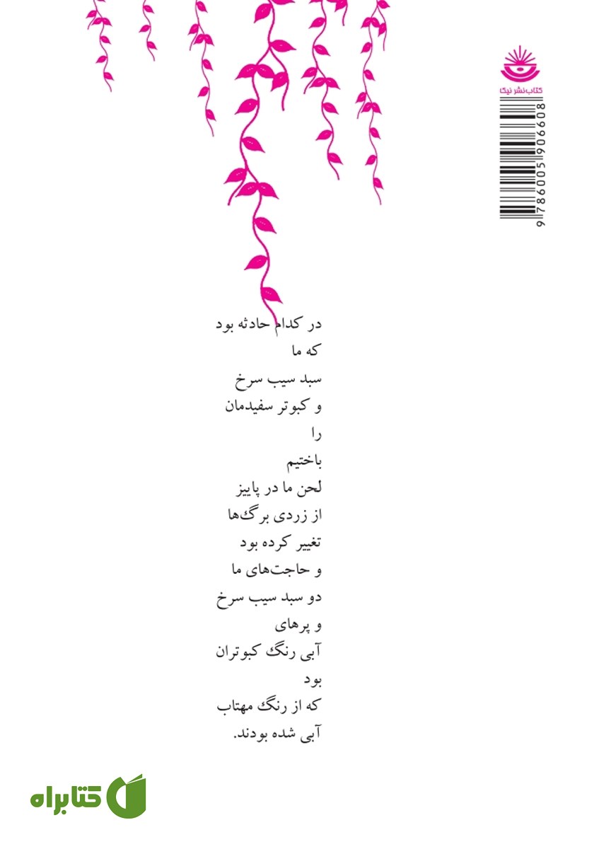 پشت جلد کتاب دفترهای واپسین - دفتر اول: به رنگ آبی