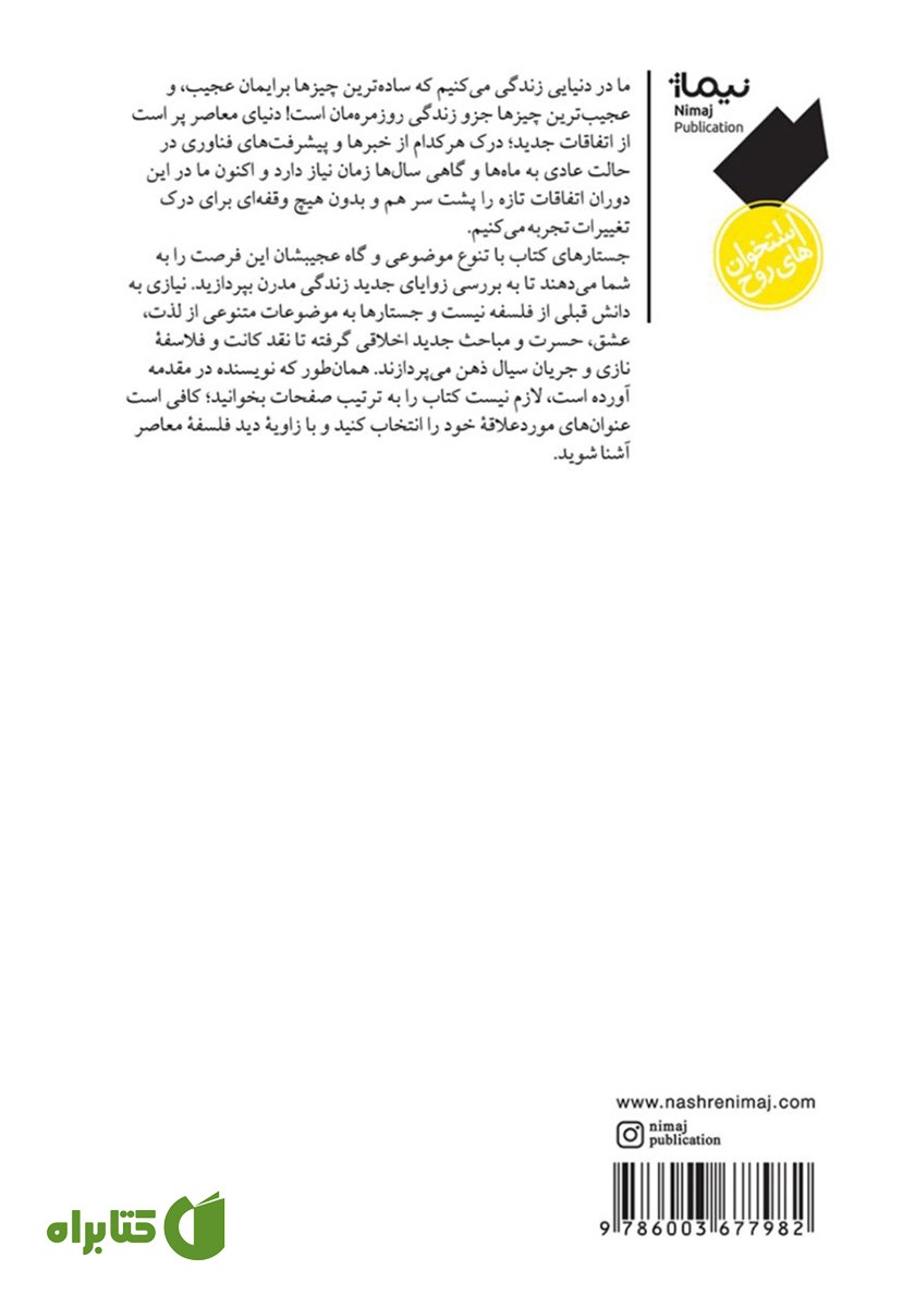 پشت جلد کتاب تئوری نفهم‌ها و دیگر رویدادهای فلسفی ناگوار