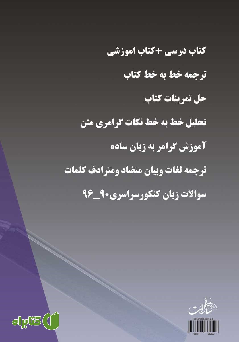 پشت جلد کتاب انگلیسی زیر ذره بین (مجموعه کتب 7 جلدی)