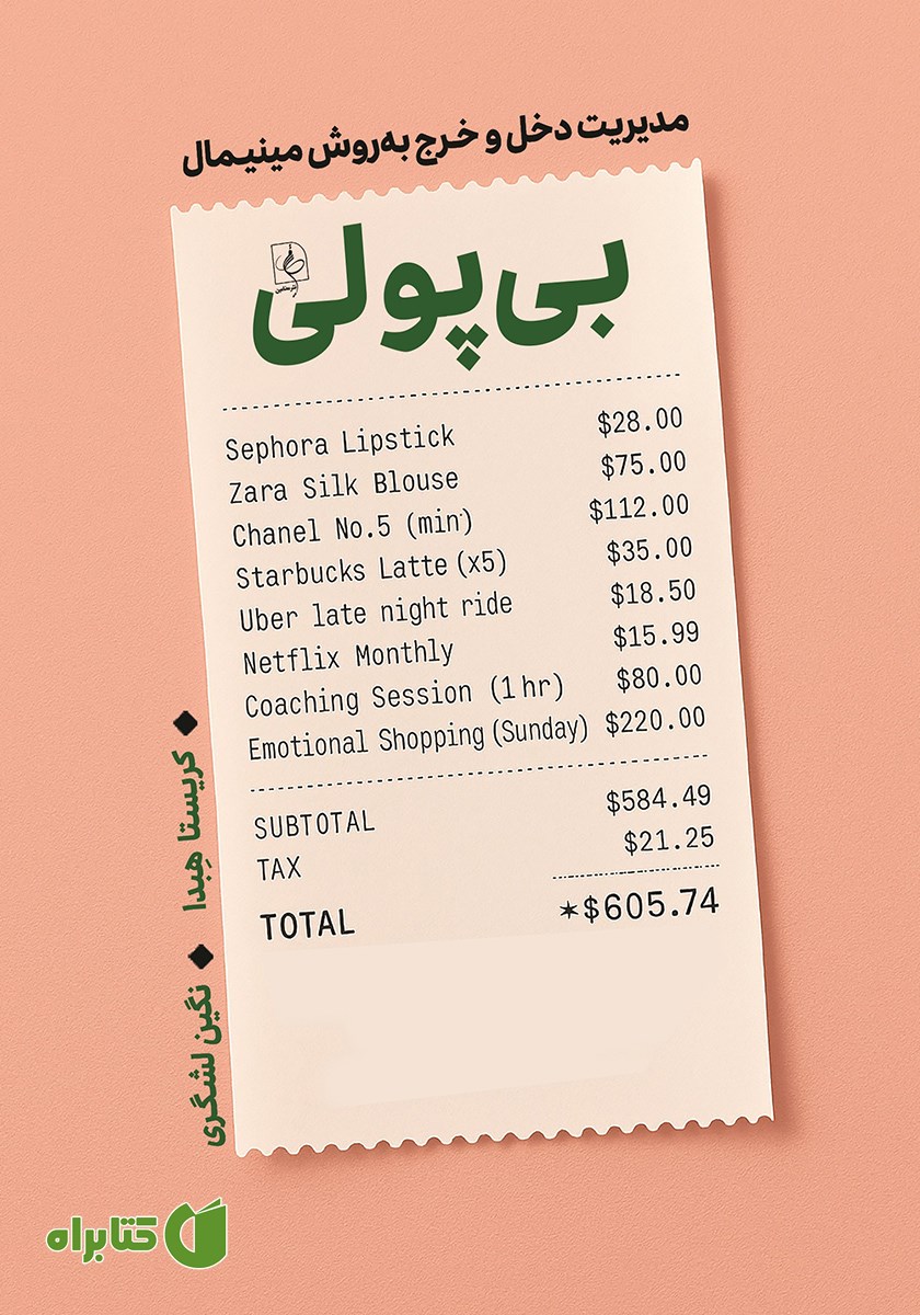 کتاب بی‌پولی: مدیریت دخل و خرج به روش مینیمال